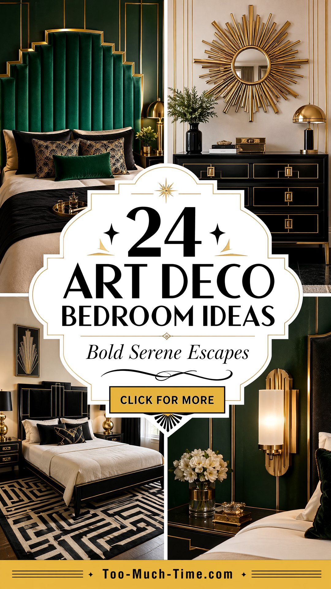 24 Art Deco Bedroom Ideas for Bold Serene Escapes - 24 Art Deco Bedroom Ideas for Bold, Serene Escapes