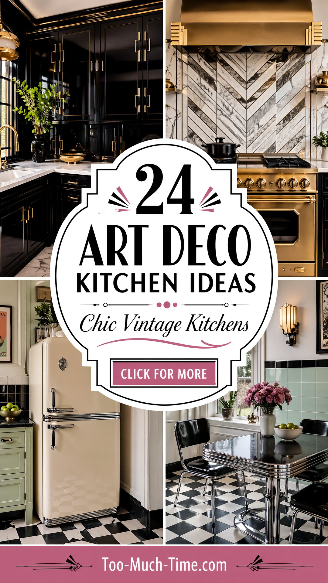 24 Art Deco Kitchen Ideas for Chic Vintage Kitchens - 24 Art Deco Kitchen Ideas for Chic Vintage Kitchens