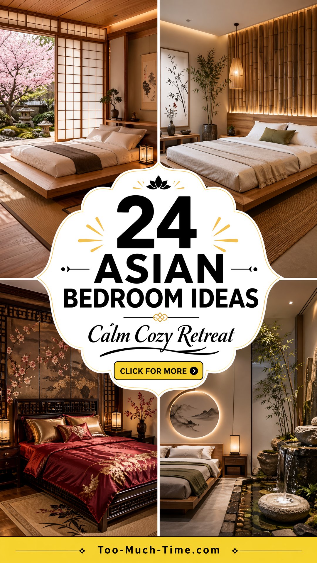 24 Asian Bedroom Ideas to Create Calm and Cozy Retreat - 24 Asian Bedroom Ideas to Create Calm and Cozy Retreat