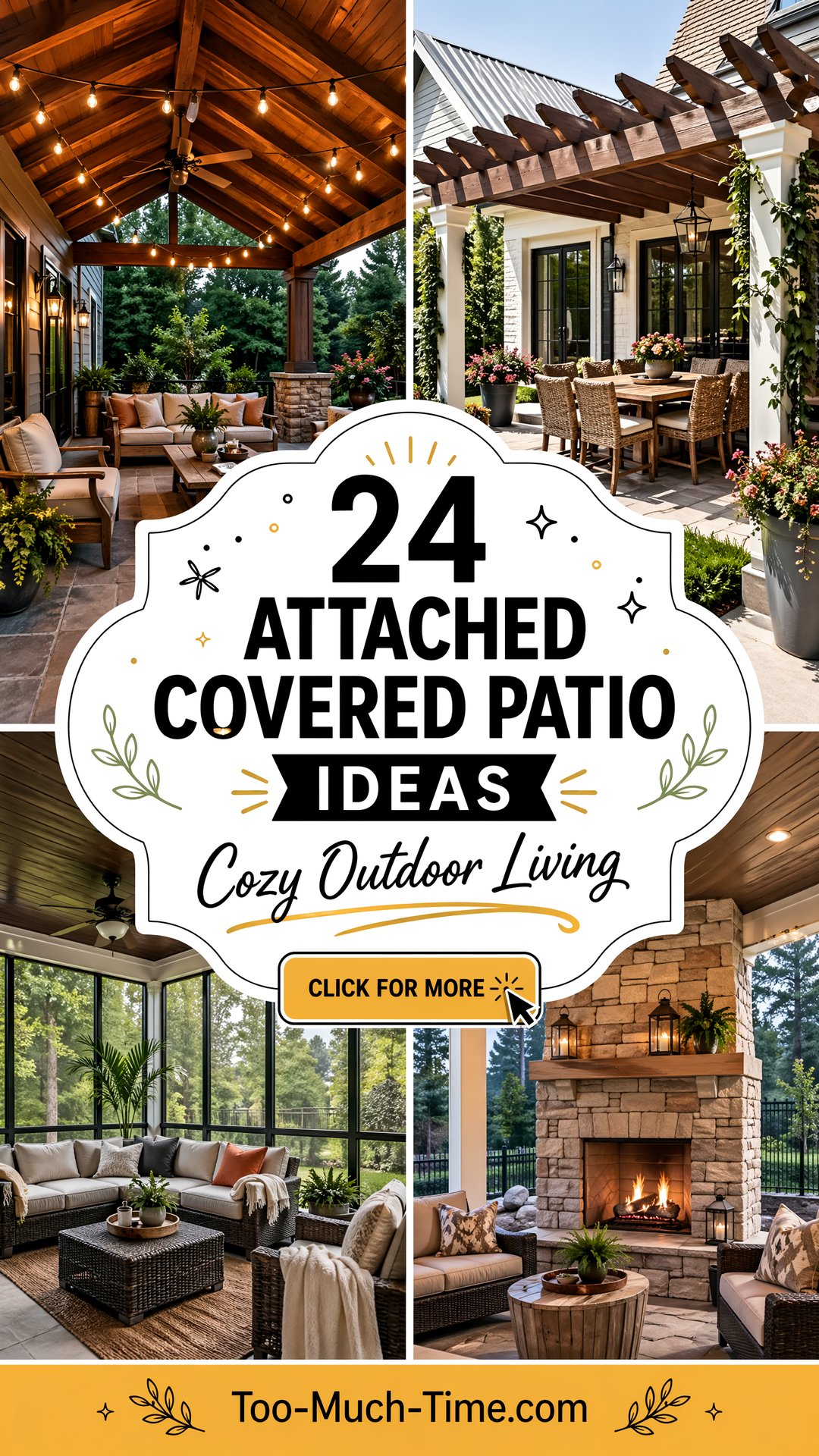 24 Attached Covered Patio Ideas for Cozy Outdoor Living - 24 Attached Covered Patio Ideas for Cozy Outdoor Living