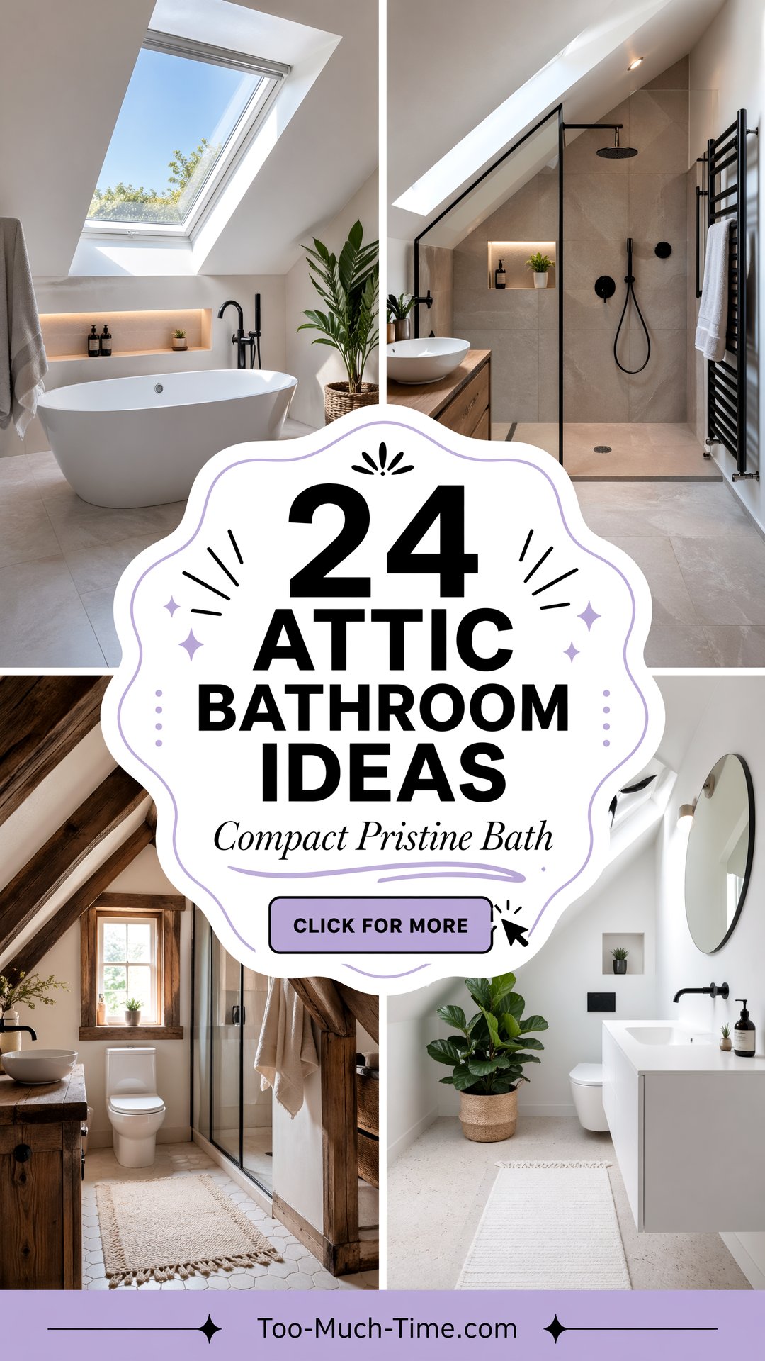24 Attic Bathroom Ideas for Compact Pristine Bath - 24 Attic Bathroom Ideas for Compact Pristine Bath