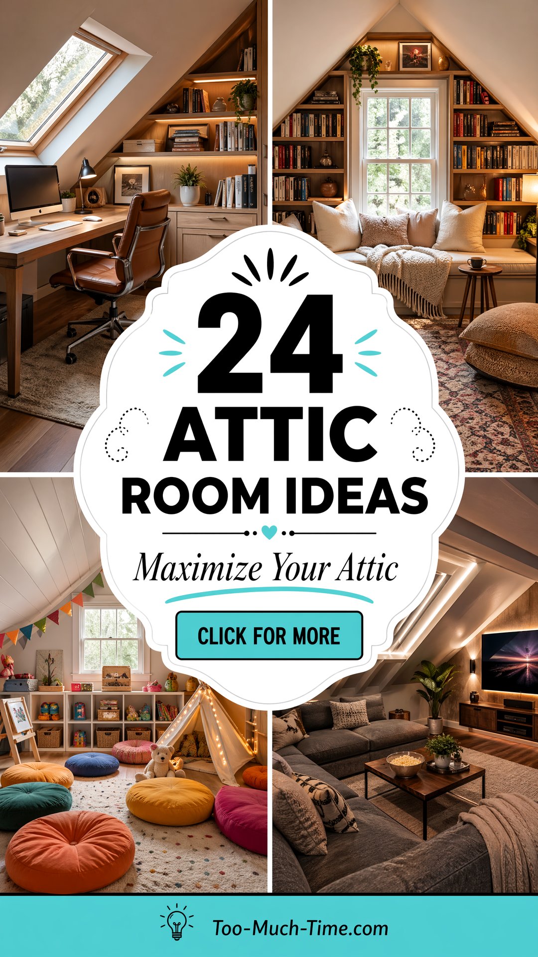 24 Attic Room Ideas to Maximize Small Attic Spaces - 24 Attic Room Ideas to Maximize Small Attic Spaces