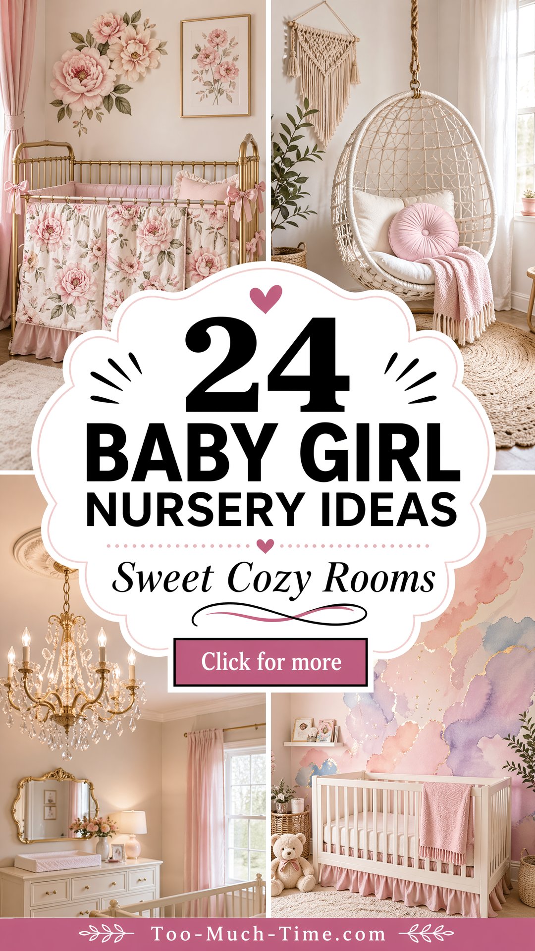 24 Baby Girl Nursery Ideas for Cozy Cheerful Rooms - 24 Baby Girl Nursery Ideas for Cozy, Cheerful Rooms