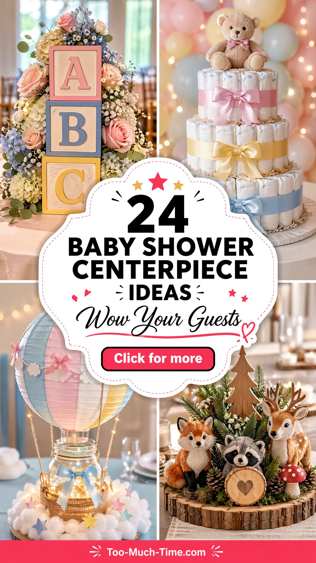 24 Baby Shower Centerpiece Ideas to Wow Guests Soon - 24 Baby Shower Centerpiece Ideas to Wow Guests Soon