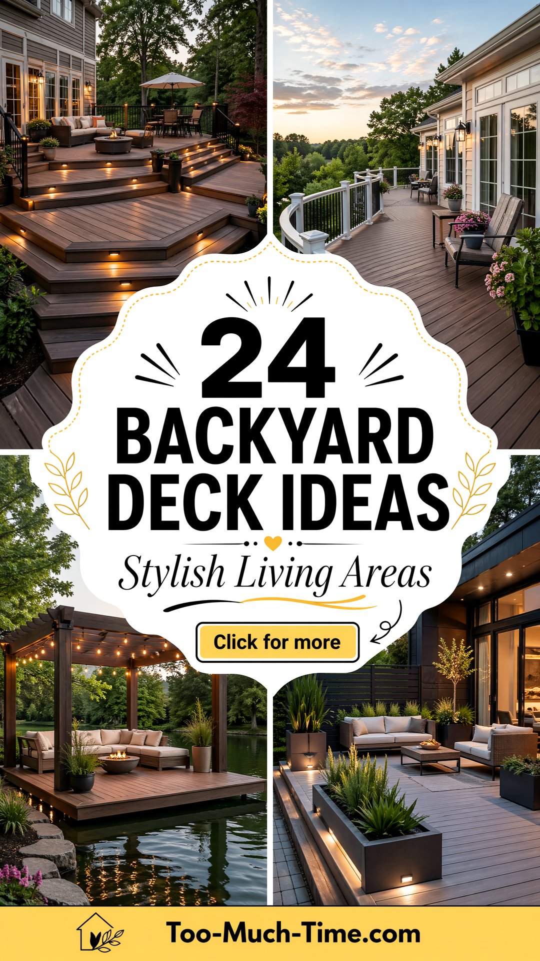 24 Backyard Deck Ideas for Stylish Outdoor Living Areas - 24 Backyard Deck Ideas for Stylish Outdoor Living Areas
