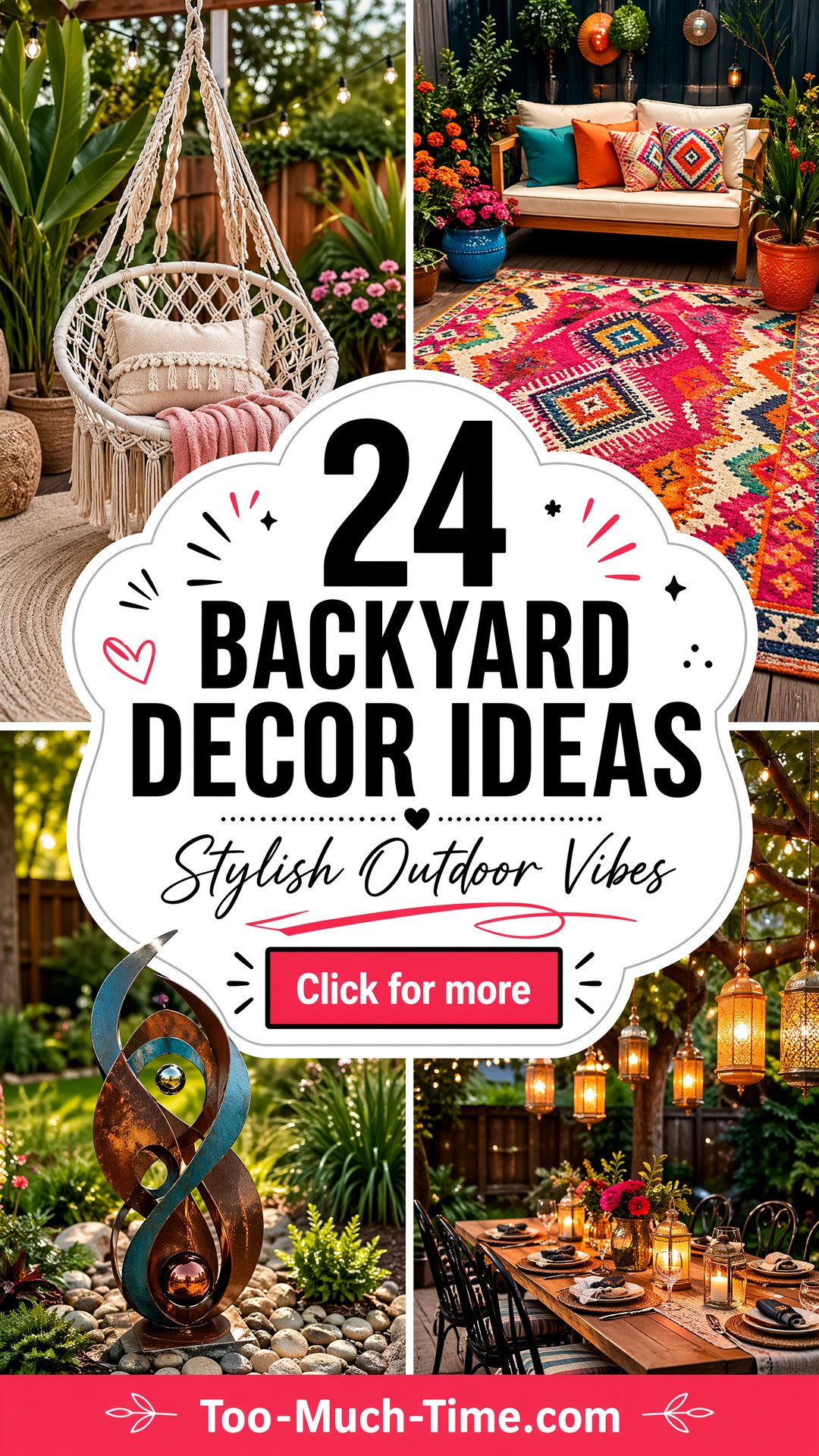 24 Backyard Decor Ideas for Stylish Outdoor Spaces - 24 Backyard Decor Ideas for Stylish Outdoor Spaces