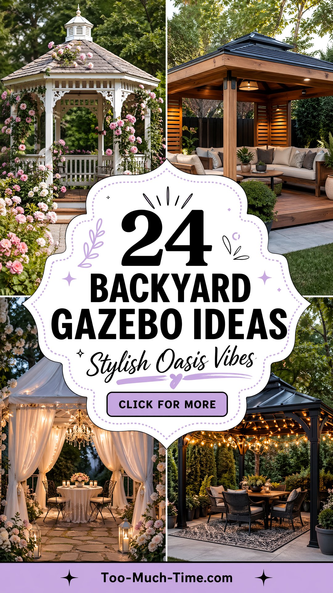 24 Backyard Gazebo Ideas for Stylish Outdoor Oasis - 24 Backyard Gazebo Ideas for Stylish Outdoor Oasis