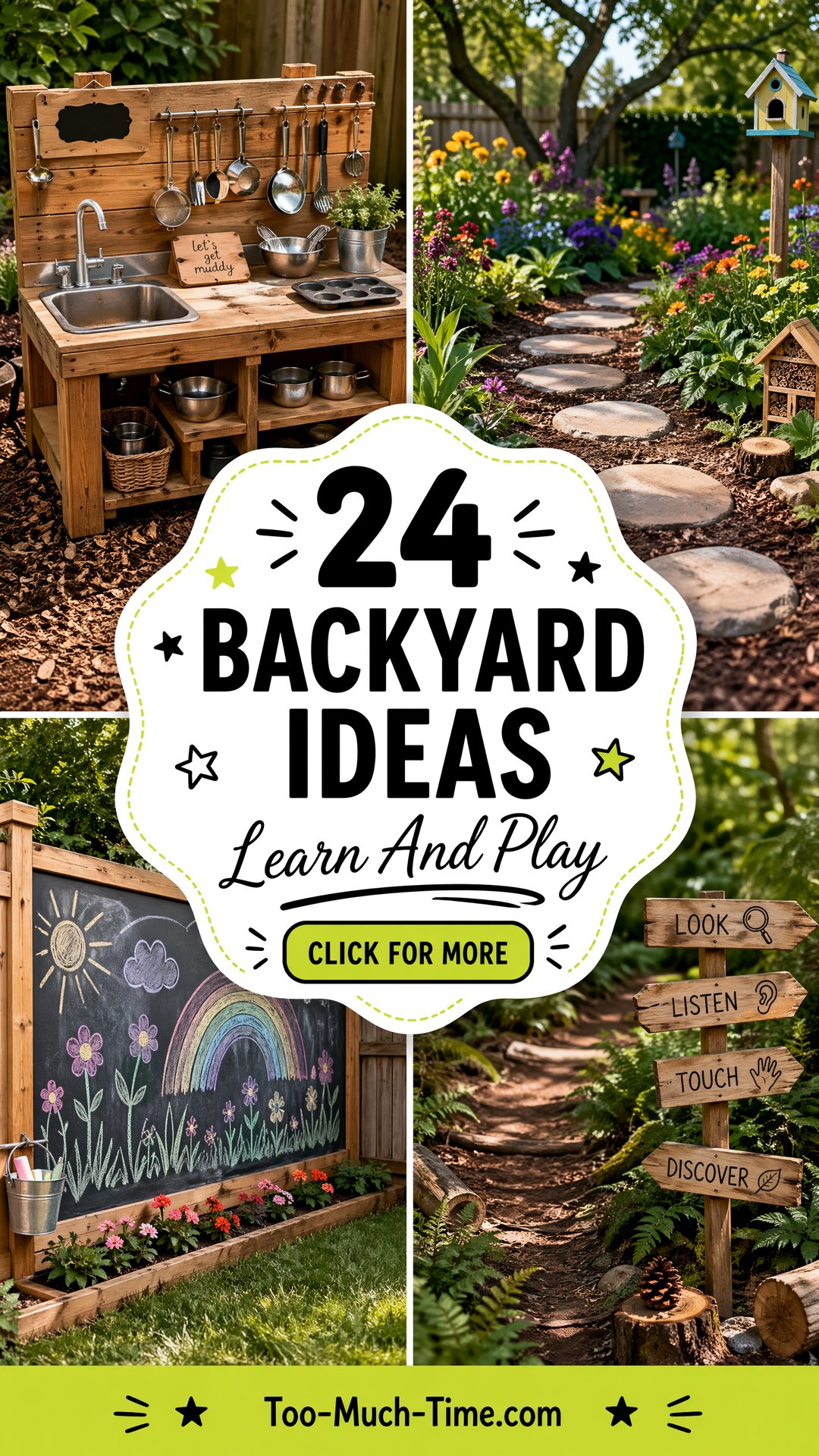 24 Backyard Ideas for Kids to Play Learn and Explore - 24 Backyard Ideas for Kids to Play, Learn and Explore