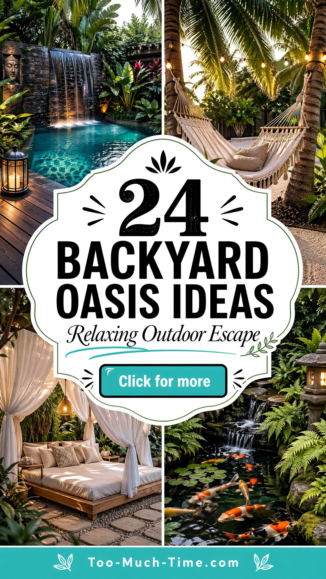 24 Backyard Oasis Ideas for a Relaxing Outdoor Retreat - 24 Backyard Oasis Ideas for a Relaxing Outdoor Retreat