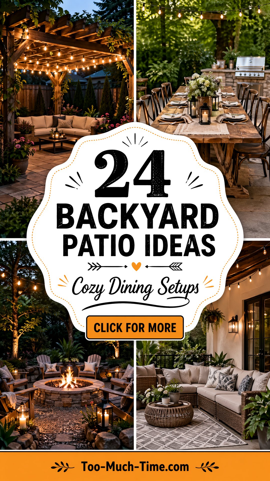 24 Backyard Patio Ideas Cozy Outdoor Dining Setups - 24 Backyard Patio Ideas: Cozy Outdoor Dining Setups
