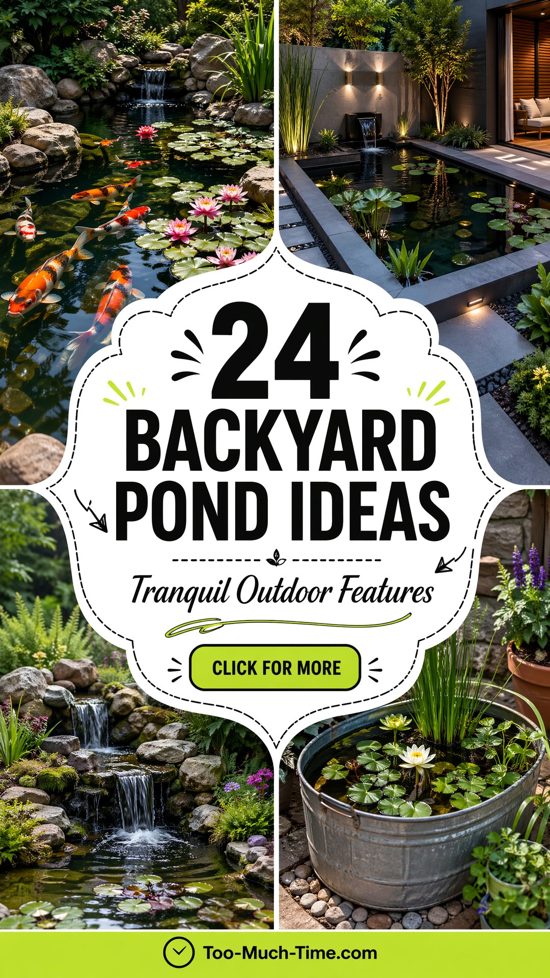24 Backyard Pond Ideas Tranquil Features Outdoors - 24 Backyard Pond Ideas: Tranquil Features Outdoors