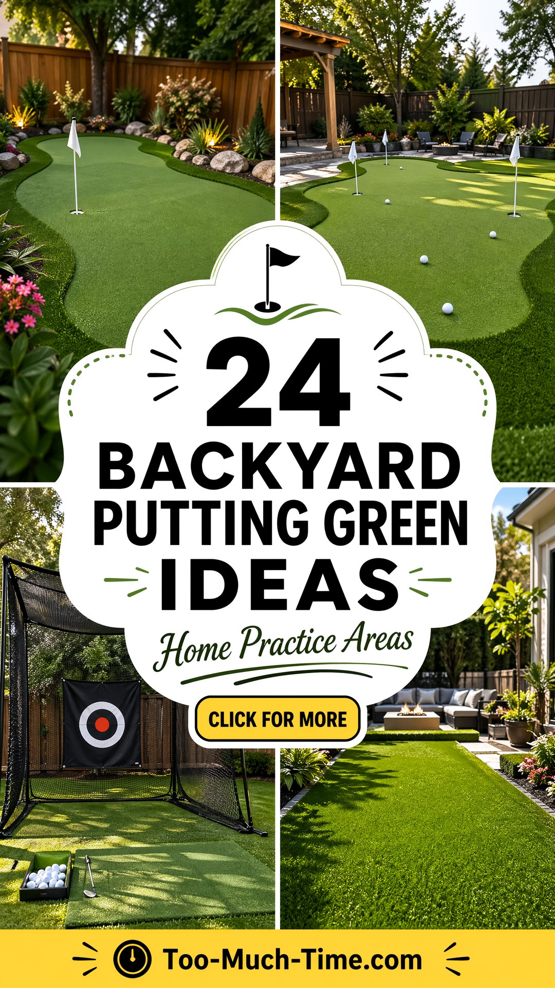 24 Backyard Putting Green Ideas for Home Practice Areas - 24 Backyard Putting Green Ideas for Home Practice Areas