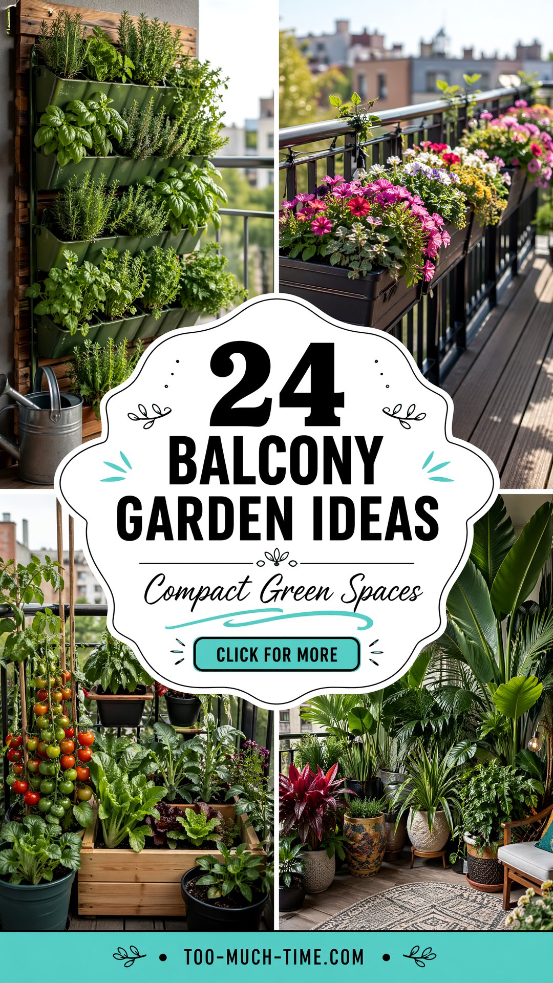 24 Balcony Garden Ideas for Compact Green Spaces in Sun - 24 Balcony Garden Ideas for Compact Green Spaces in Sun