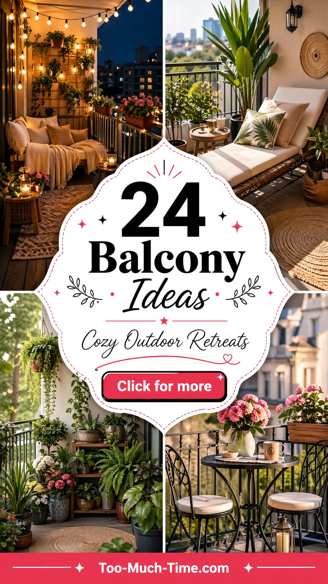 24 Balcony Ideas for Cozy Stylish Outdoor Spaces - 24 Balcony Ideas for Cozy, Stylish Outdoor Spaces
