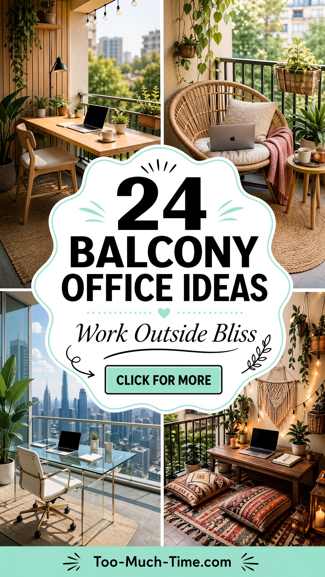 24 Balcony Office Ideas Productive Outdoor Workspace - 24 Balcony Office Ideas: Productive Outdoor Workspace