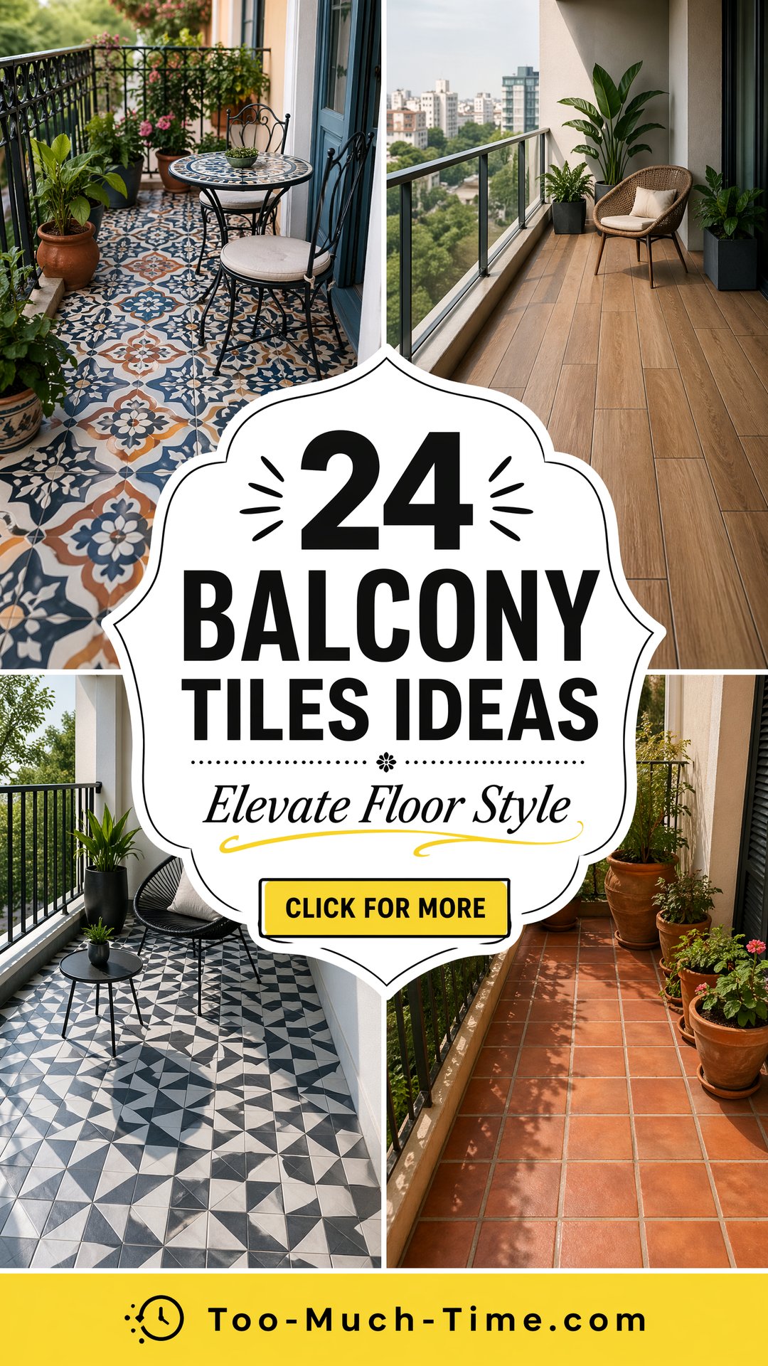 24 Balcony Tiles Ideas Elevate Floors with Style Today - 24 Balcony Tiles Ideas: Elevate Floors with Style Today