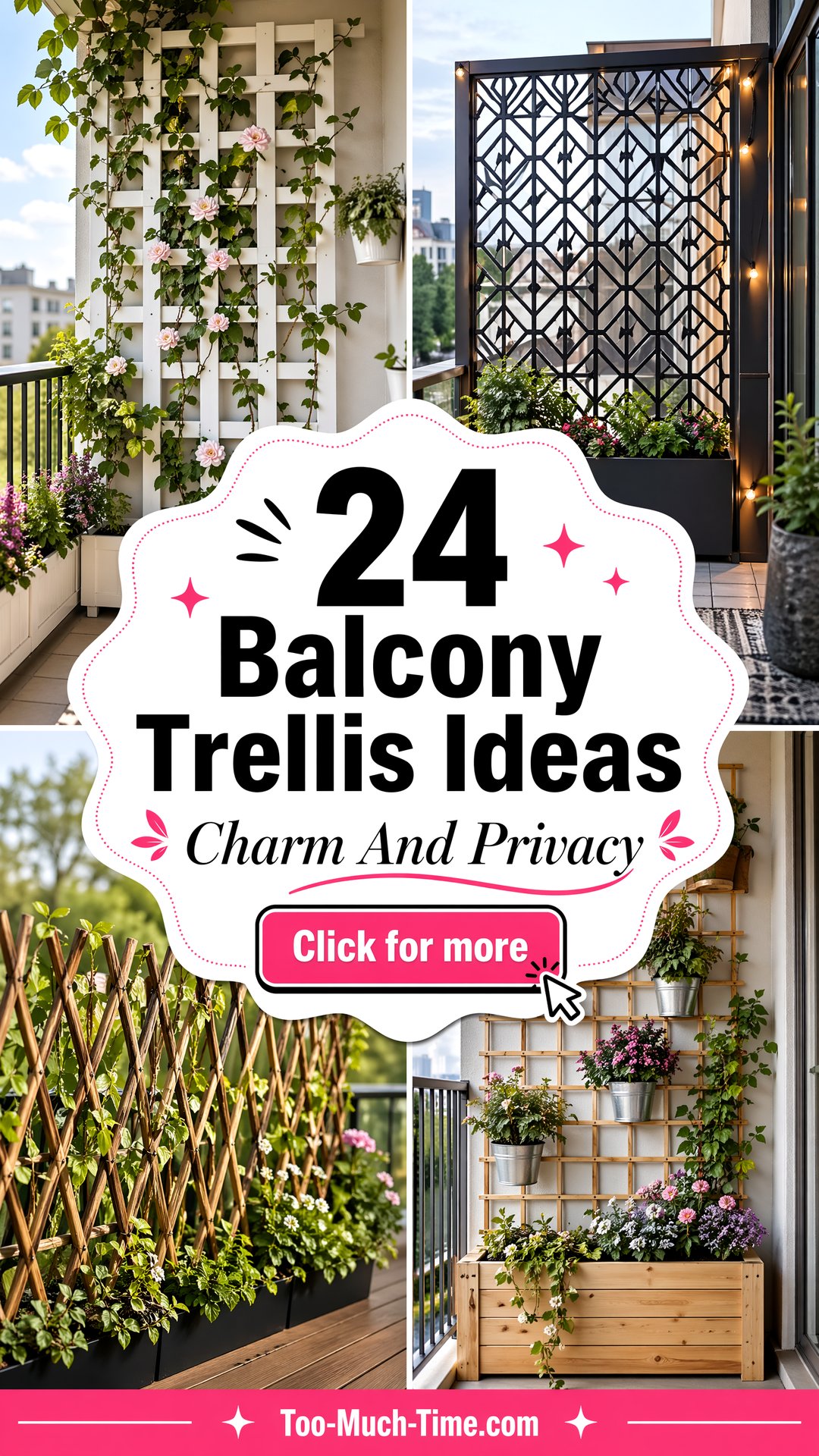 24 Balcony Trellis Ideas to Add Charm and Privacy Too - 24 Balcony Trellis Ideas to Add Charm and Privacy Too