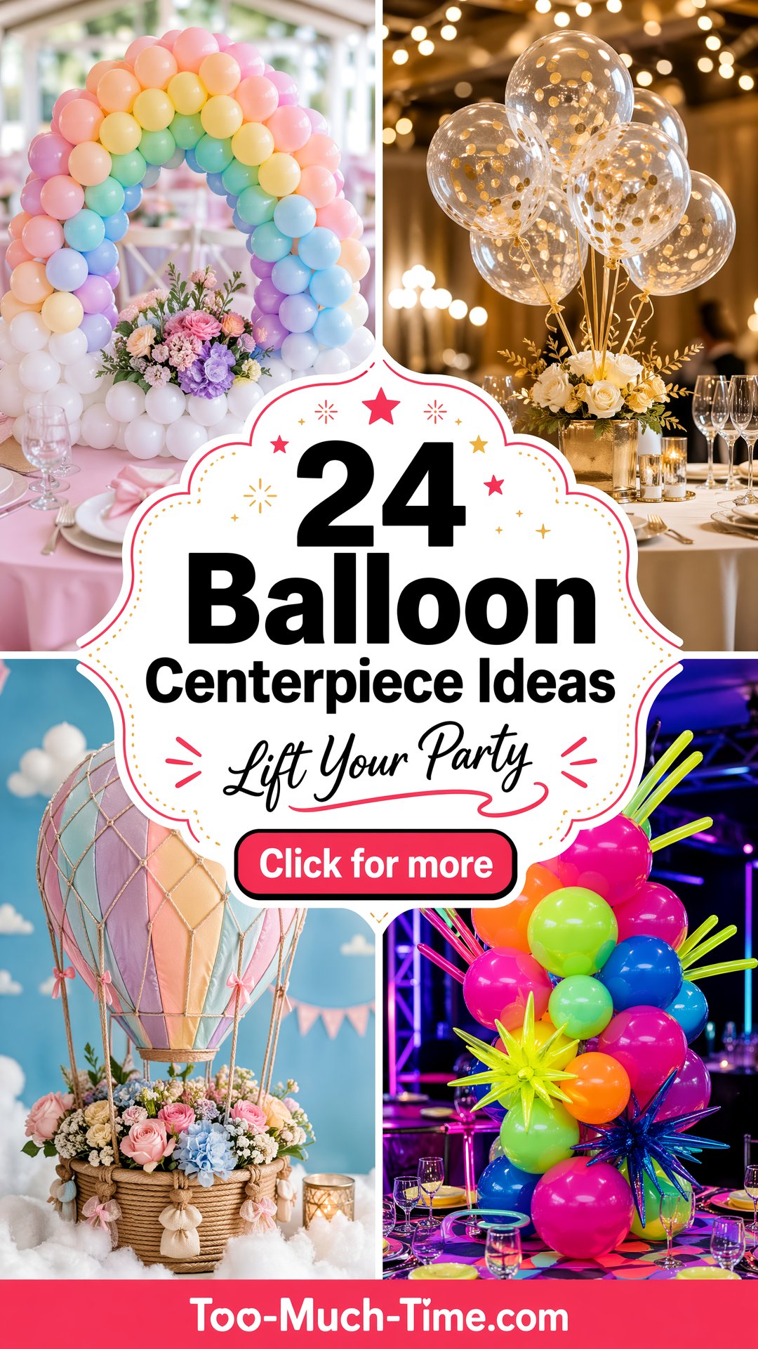 24 Balloon Centerpiece Ideas Festive Table Accents - 24 Balloon Centerpiece Ideas: Festive Table Accents