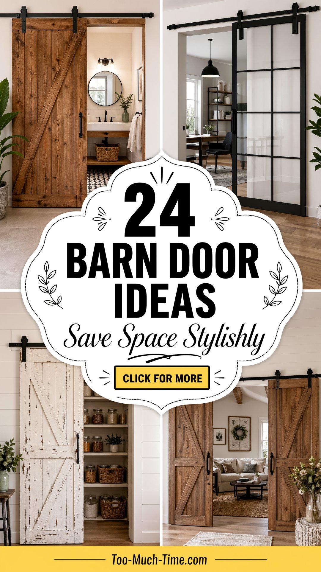 24 Barn Door Ideas to Add Rustic Charm to Save Space - 24 Barn Door Ideas to Add Rustic Charm to Save Space