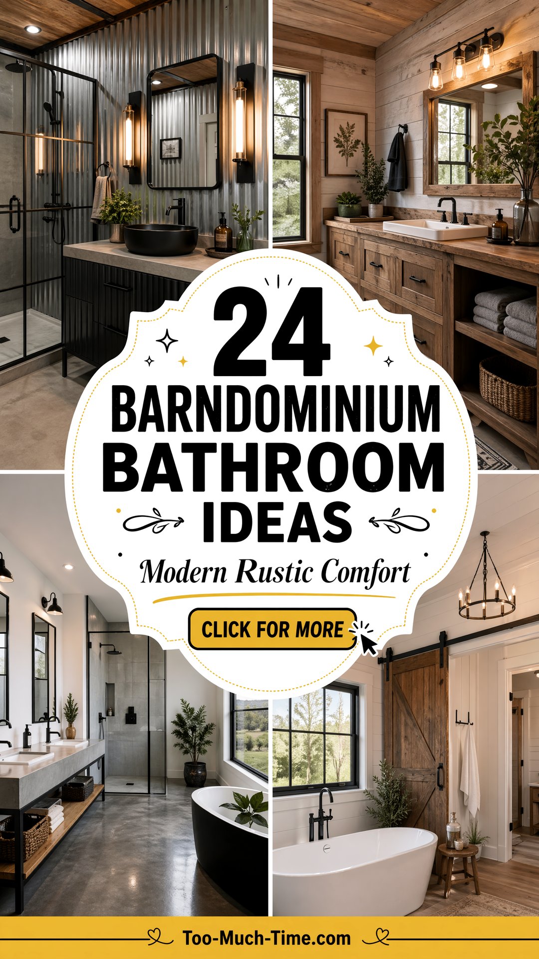 24 Barndominium Bathroom Ideas for Modern Comfort and Storage - 24 Barndominium Bathroom Ideas for Modern Comfort and Storage