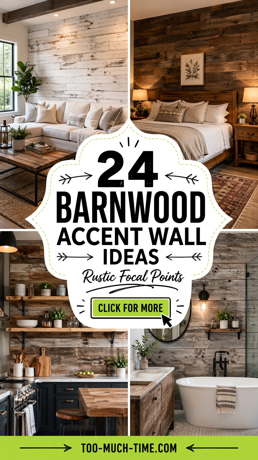 24 Barnwood Accent Wall Ideas Rustic Focal Points - 24 Barnwood Accent Wall Ideas: Rustic Focal Points