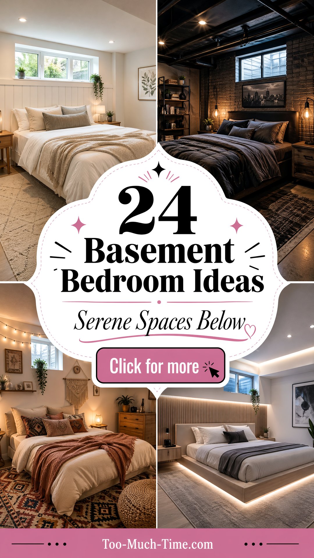 24 Basement Bedroom Ideas Cozy Serene Spaces Below - 24 Basement Bedroom Ideas: Cozy, Serene Spaces Below