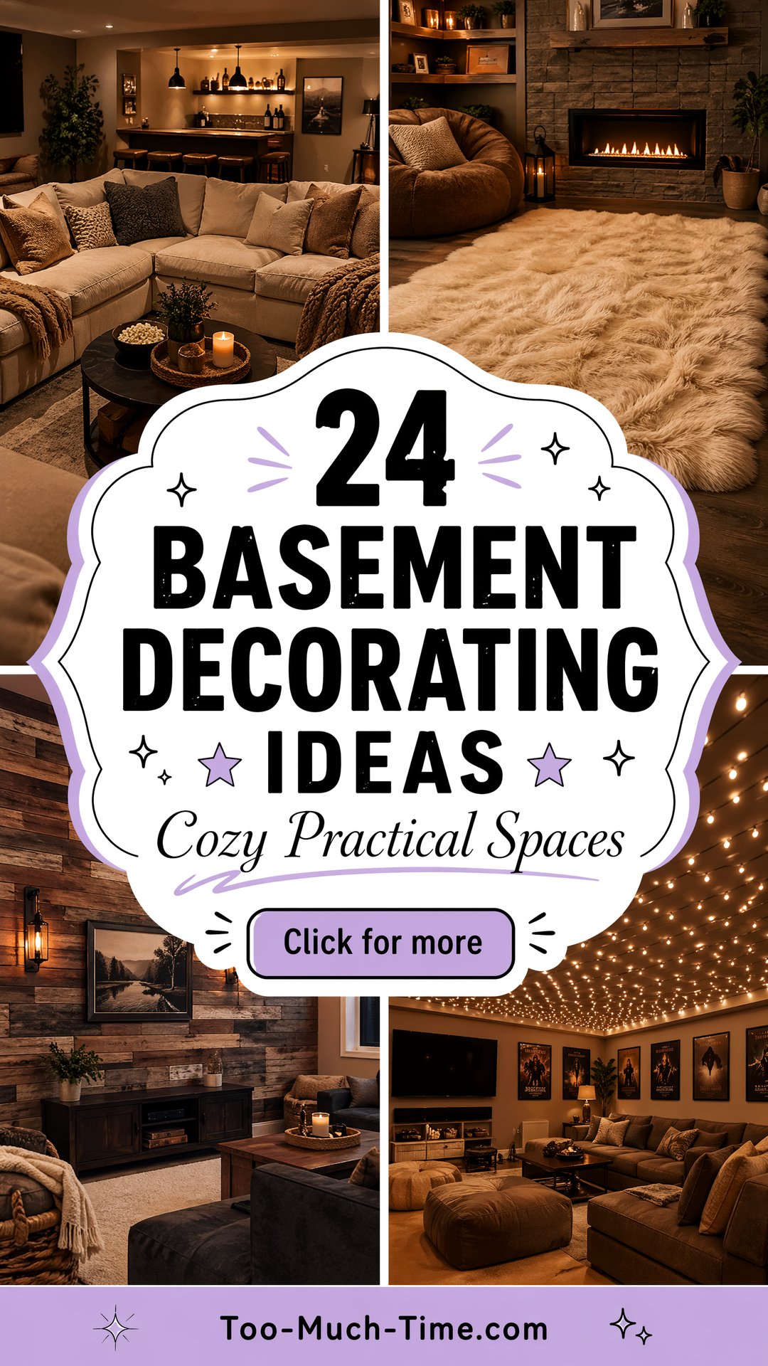 24 Basement Decorating Ideas for Cozy Practical Spaces - 24 Basement Decorating Ideas for Cozy, Practical Spaces