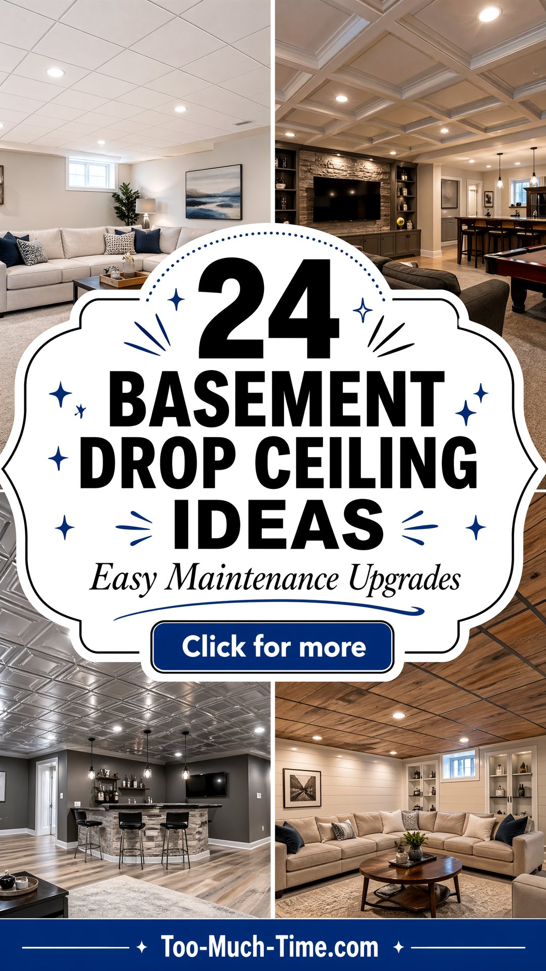 24 Basement Drop Ceiling Ideas for Easier Maintenance - 24 Basement Drop Ceiling Ideas for Easier Maintenance