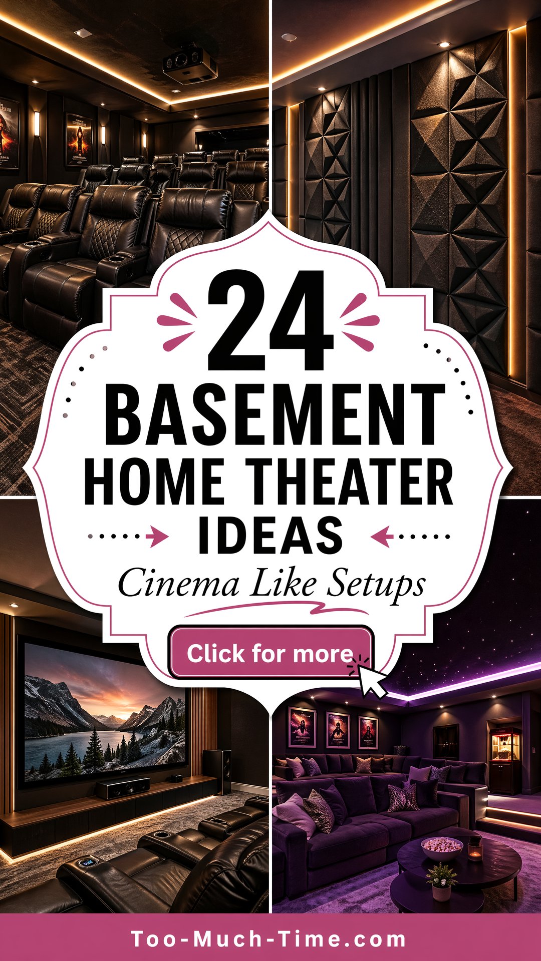 24 Basement Home Theater Ideas for Cinema-like Setups - 24 Basement Home Theater Ideas for Cinema-like Setups