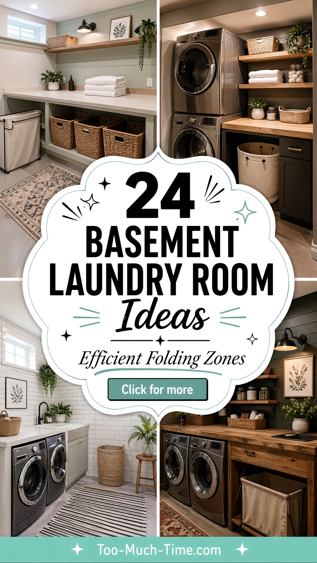 24 Basement Laundry Room Ideas Efficient Folding Zones - 24 Basement Laundry Room Ideas: Efficient Folding Zones