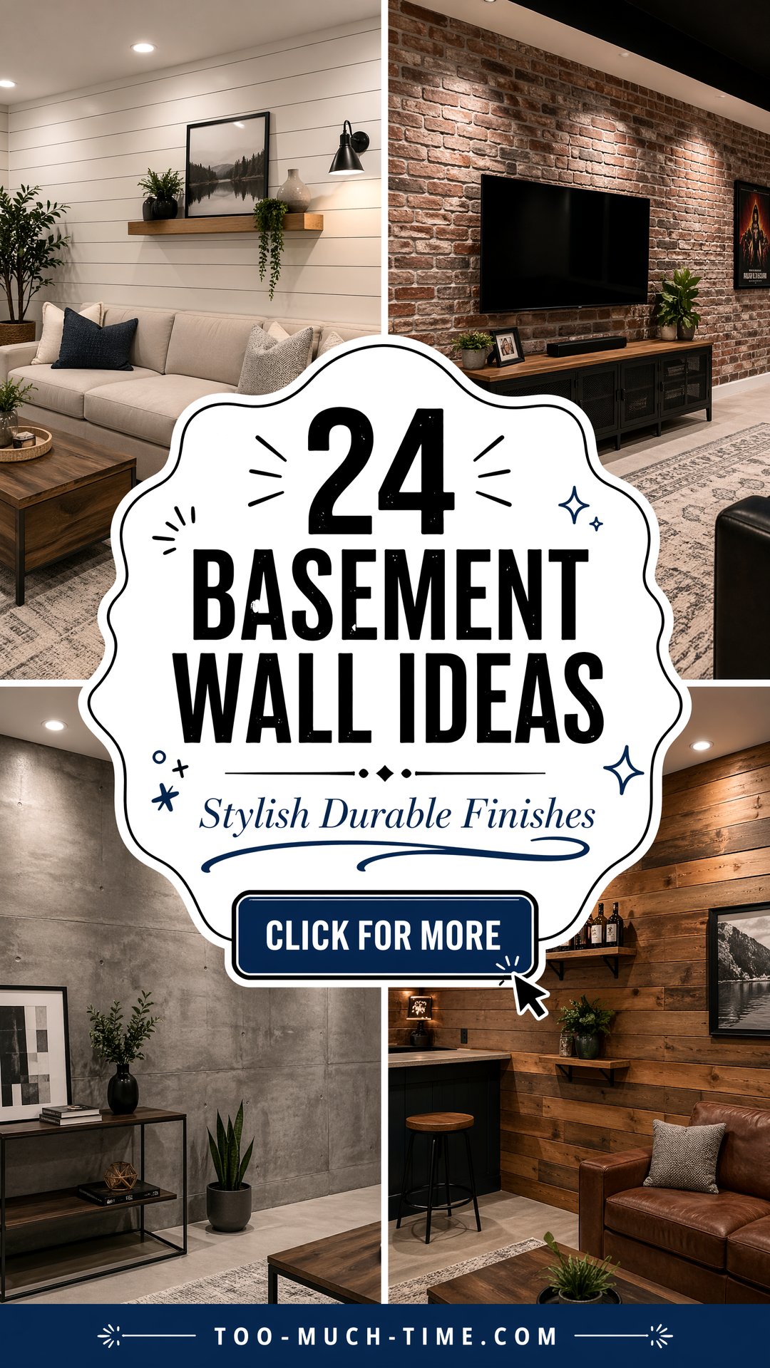 24 Basement Wall Ideas for Durable Stylish Finishes - 24 Basement Wall Ideas for Durable, Stylish Finishes