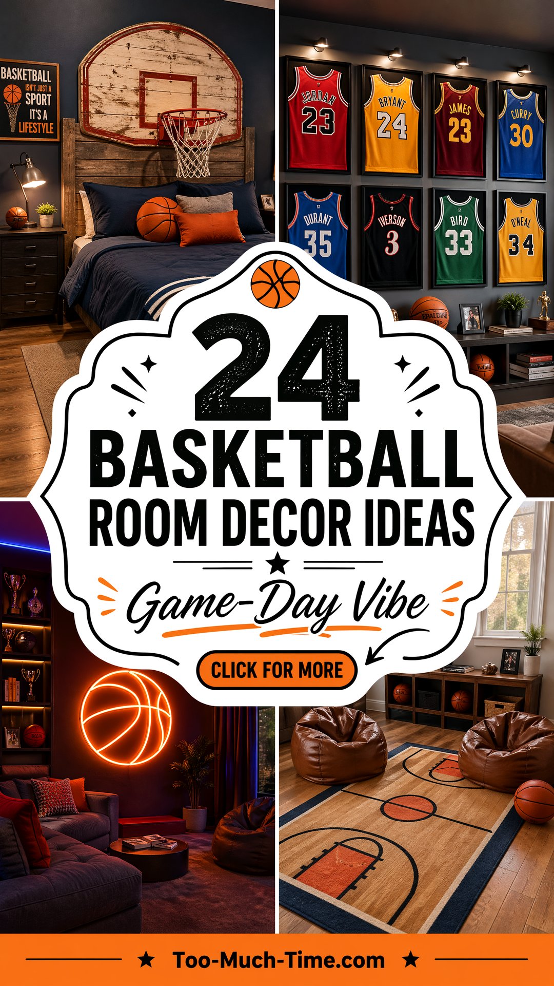 24 Basketball Room Decor Ideas for a Game-day Vibe - 24 Basketball Room Decor Ideas for a Game-day Vibe