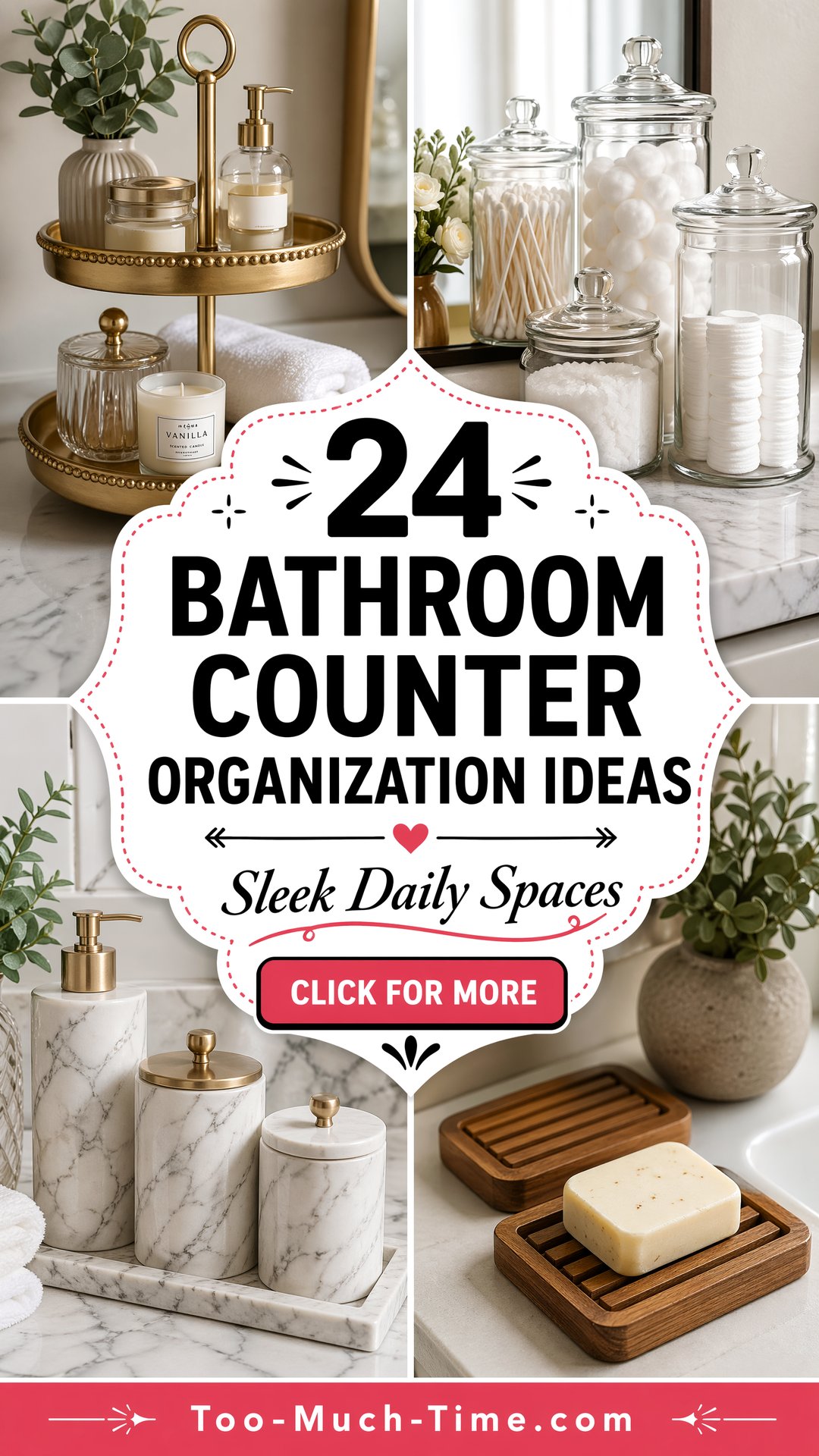 24 Bathroom Counter Organization Ideas for Everyday Use - 24 Bathroom Counter Organization Ideas for Everyday Use