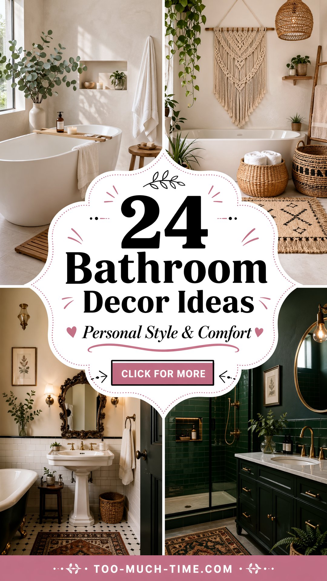 24 Bathroom Decor Ideas for Personal Style and Comfort - 24 Bathroom Decor Ideas for Personal Style and Comfort