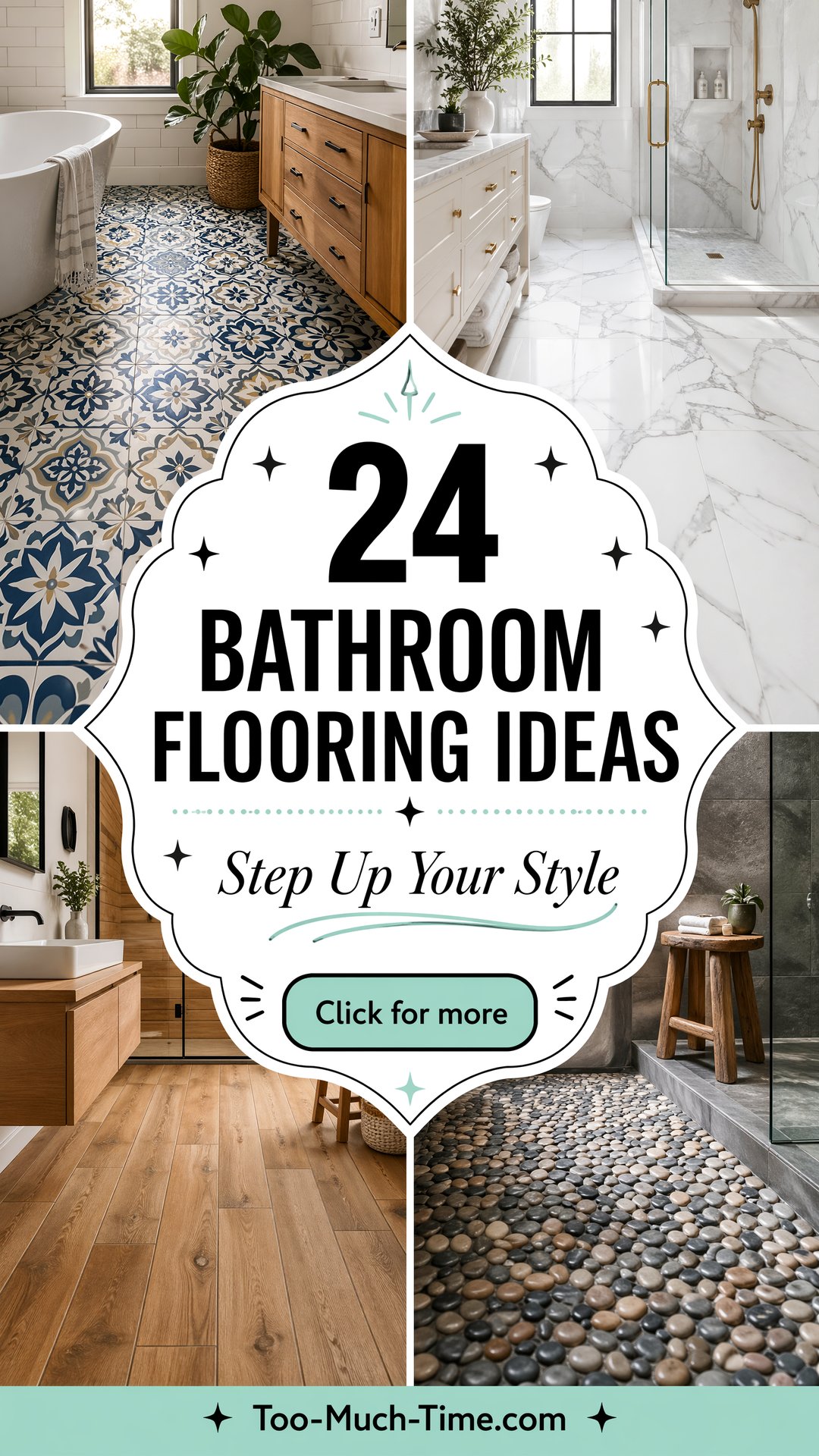 24 Bathroom Flooring Ideas Durable Stylish Options - 24 Bathroom Flooring Ideas: Durable, Stylish Options