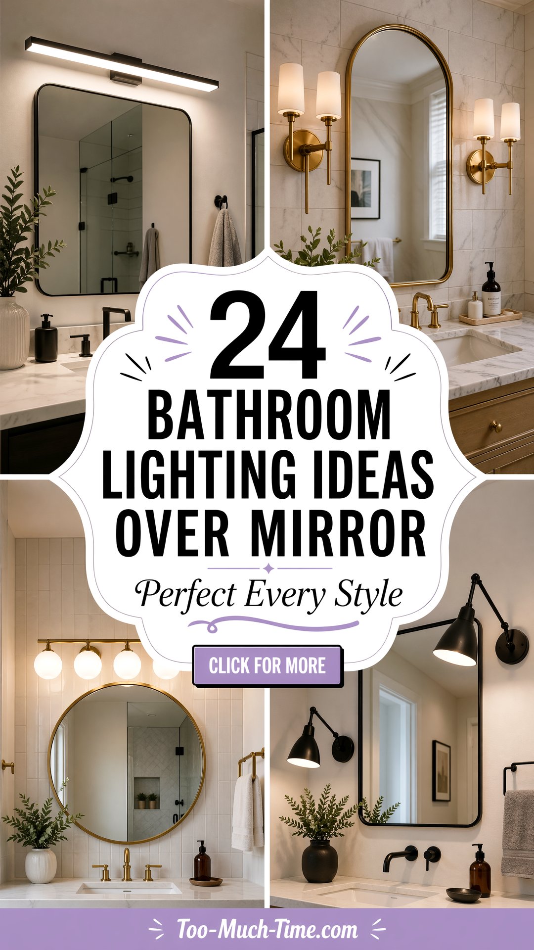 24 Bathroom Lighting Ideas Over Mirror for Every Style - 24 Bathroom Lighting Ideas Over Mirror for Every Style
