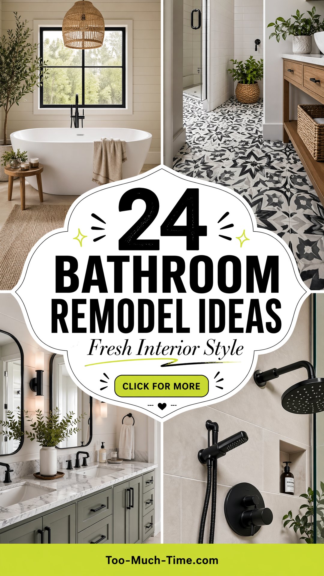 24 Bathroom Remodel Ideas for Fresh Interiors and Style - 24 Bathroom Remodel Ideas for Fresh Interiors and Style