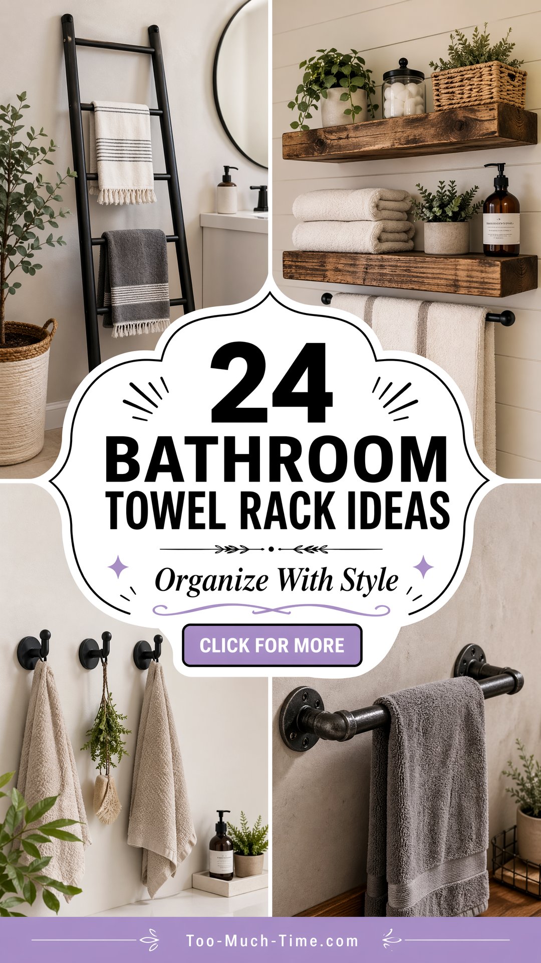 24 Bathroom Towel Rack Ideas Organize with Style Daily - 24 Bathroom Towel Rack Ideas: Organize with Style Daily