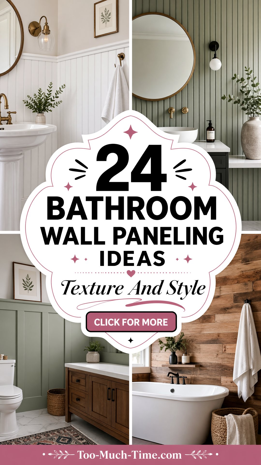 24 Bathroom Wall Paneling Ideas Texture and Style - 24 Bathroom Wall Paneling Ideas: Texture and Style