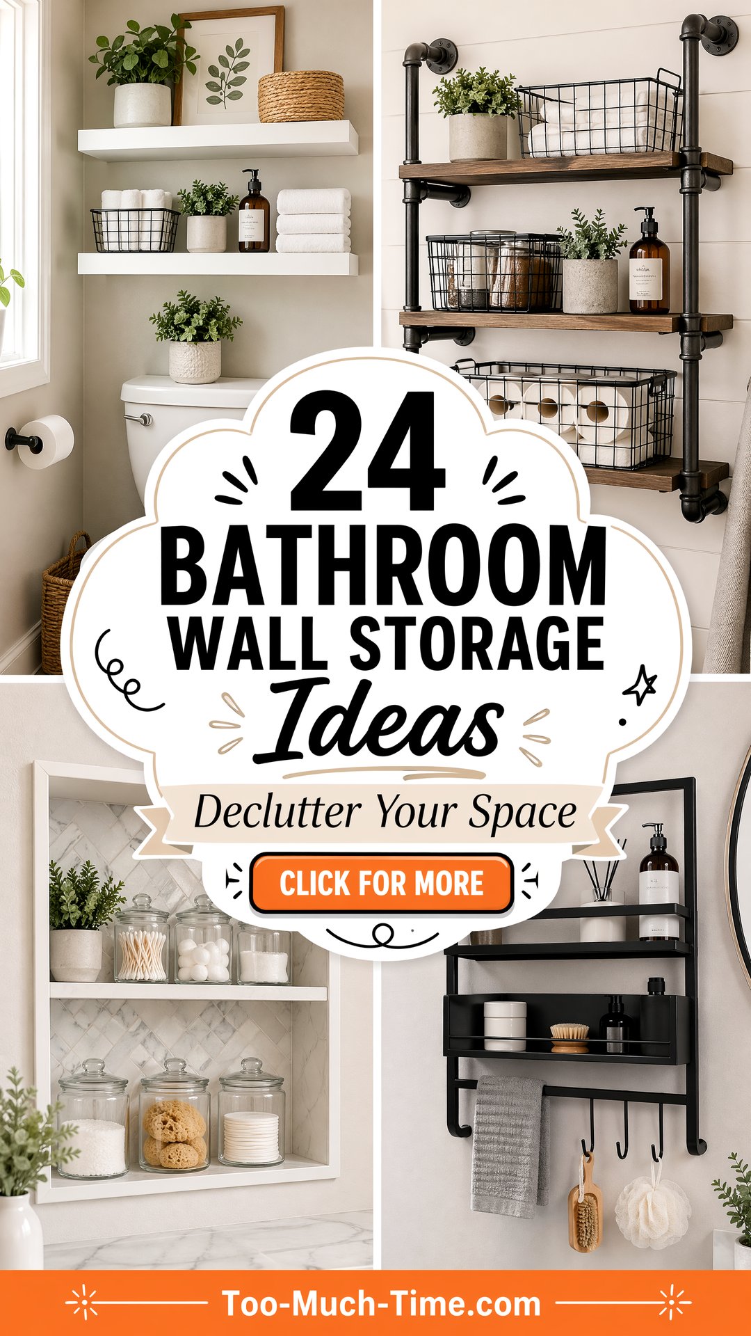 24 Bathroom Wall Storage Ideas to Declutter Your Space - 24 Bathroom Wall Storage Ideas to Declutter Your Space