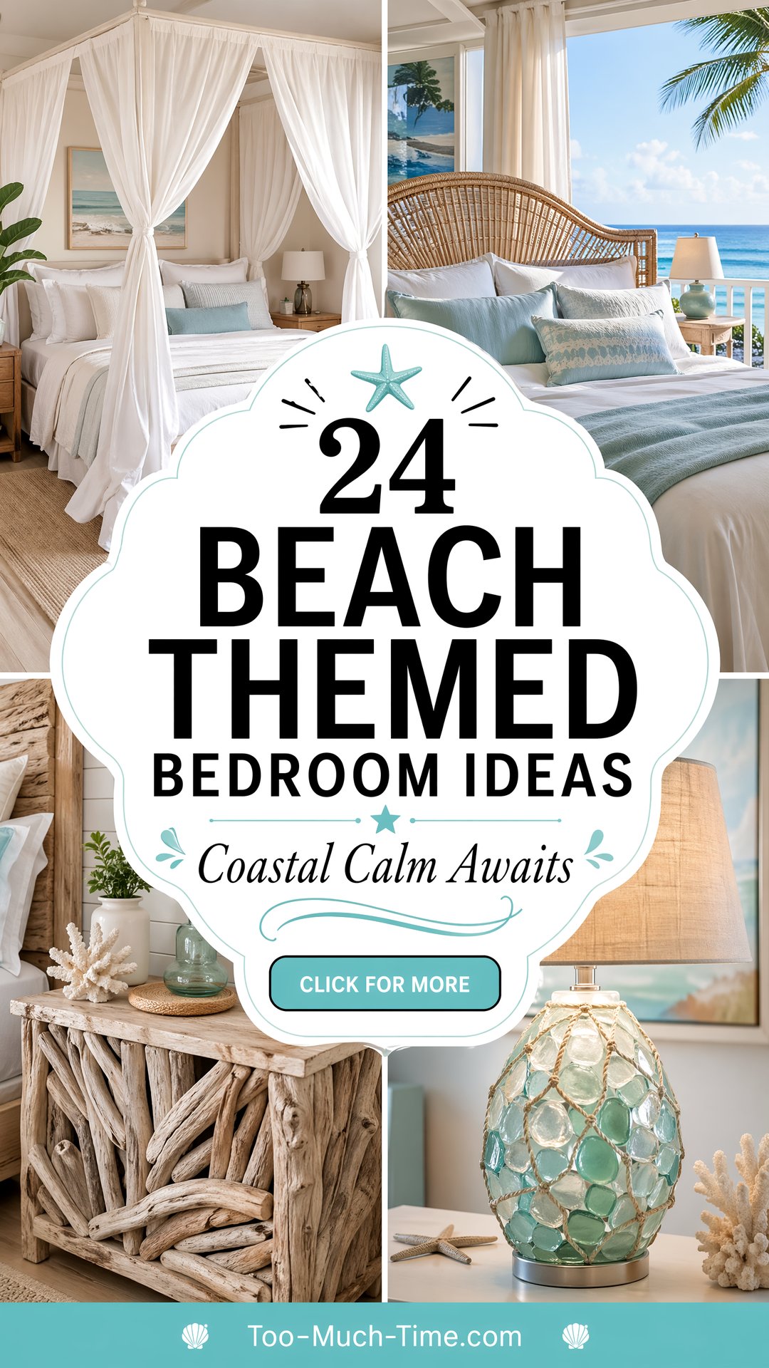 24 Beach Themed Bedroom Ideas to Create Coastal Calm - 24 Beach Themed Bedroom Ideas to Create Coastal Calm