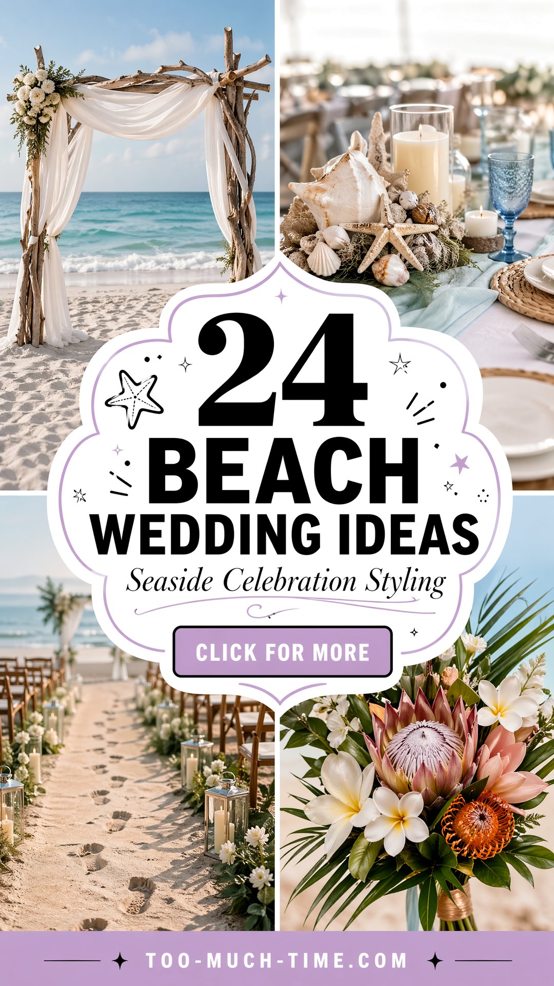 24 Beach Wedding Ideas Seaside Celebration Styling - 24 Beach Wedding Ideas: Seaside Celebration Styling