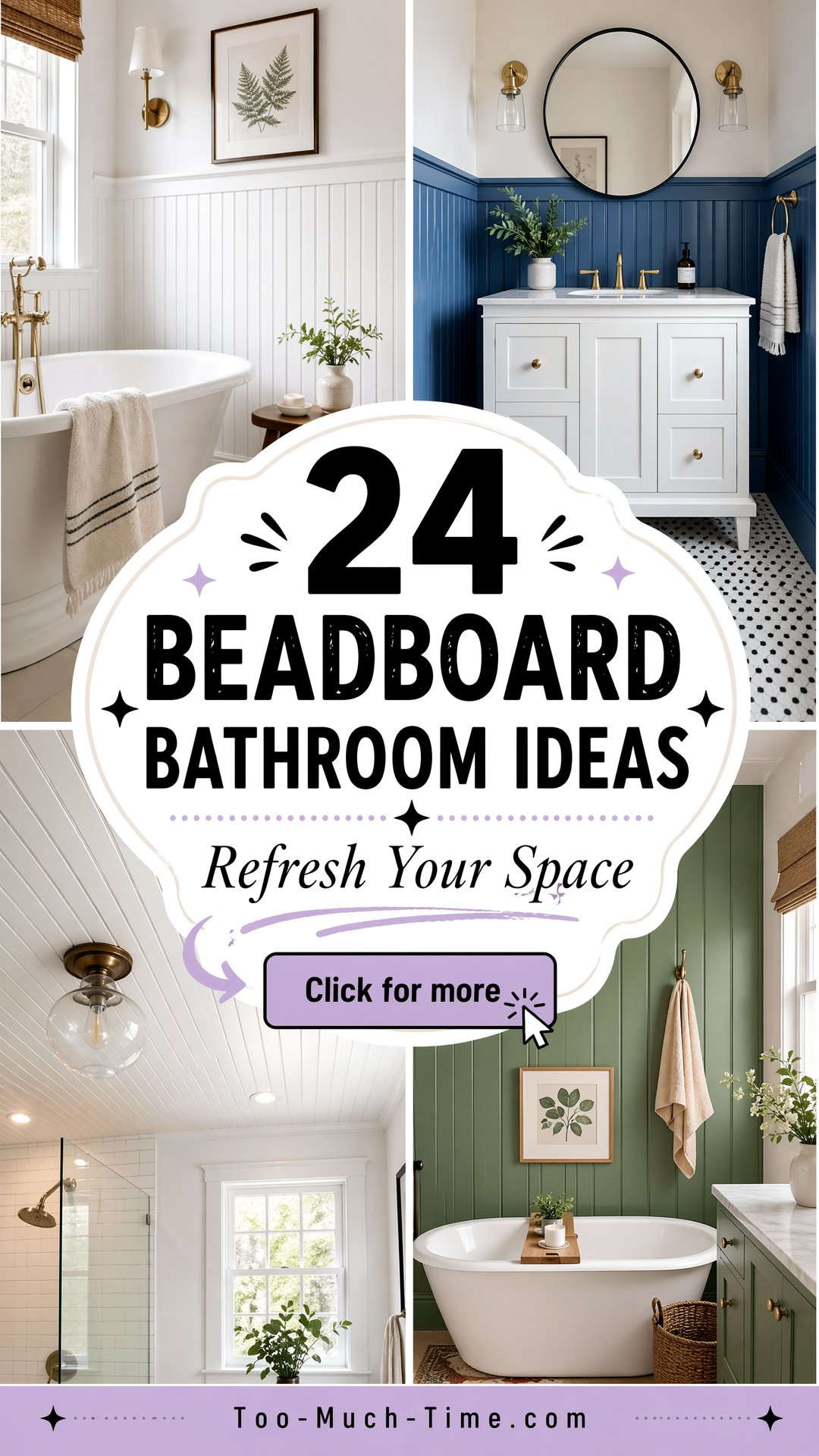 24 Beadboard Bathroom Ideas to Refresh Your Space - 24 Beadboard Bathroom Ideas to Refresh Your Space
