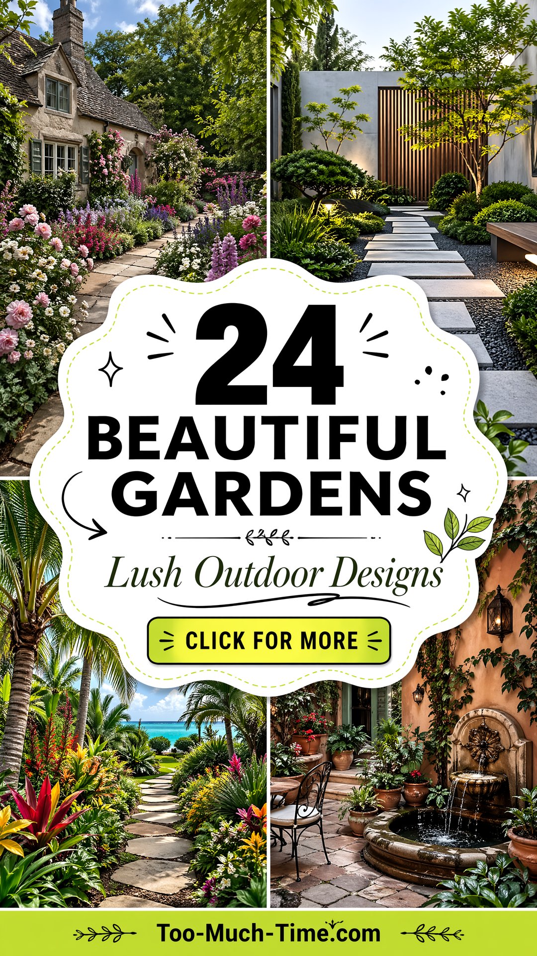 24 Beautiful Gardens Lush Designs for Outdoor Spaces - 24 Beautiful Gardens: Lush Designs for Outdoor Spaces