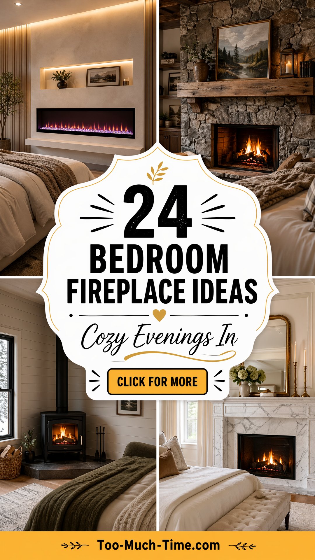 24 Bedroom Fireplace Ideas for Cozy Evenings At Night - 24 Bedroom Fireplace Ideas for Cozy Evenings At Night
