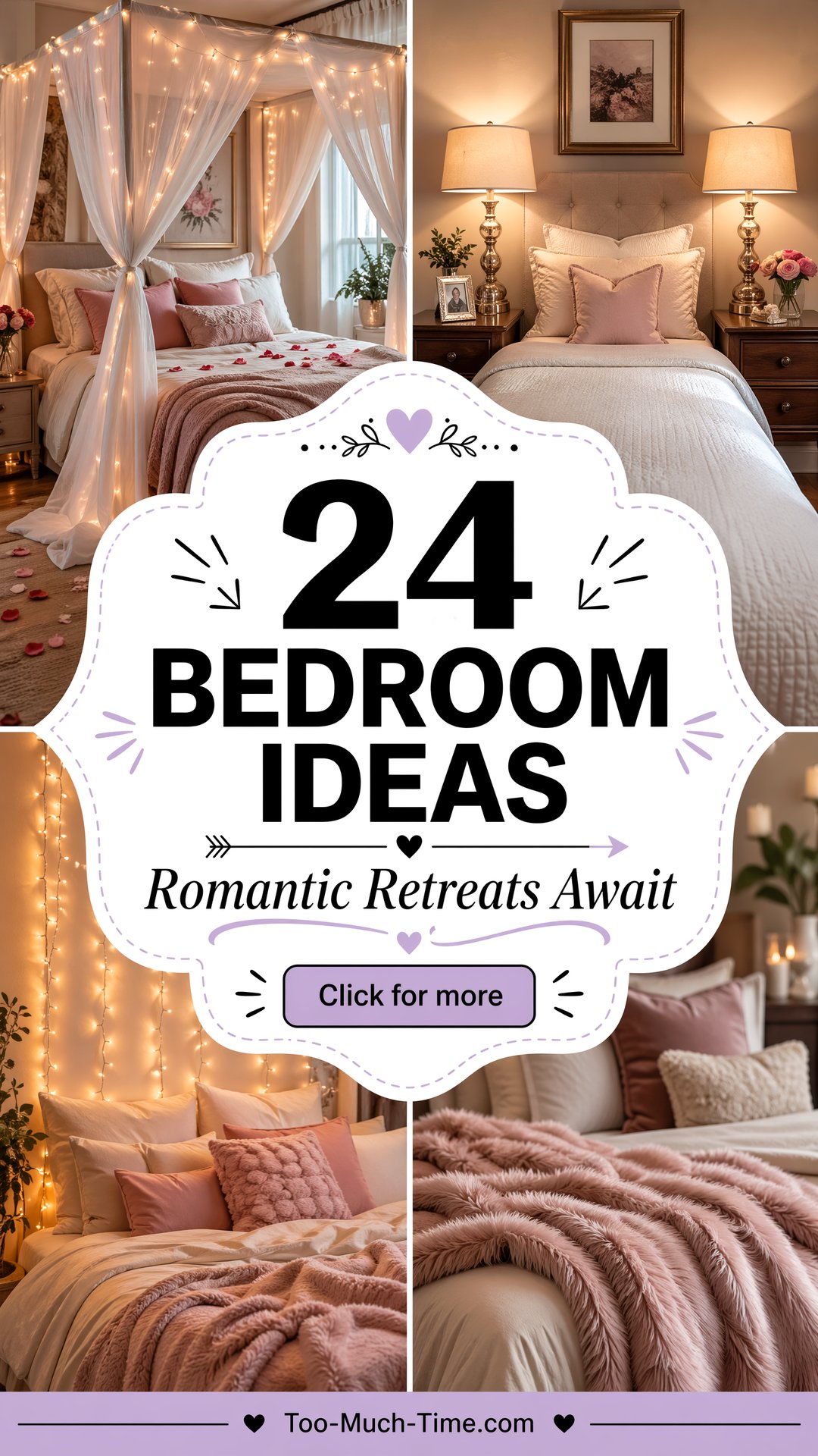 24 Bedroom Ideas for Couples with Romantic Touches - 24 Bedroom Ideas for Couples with Romantic Touches