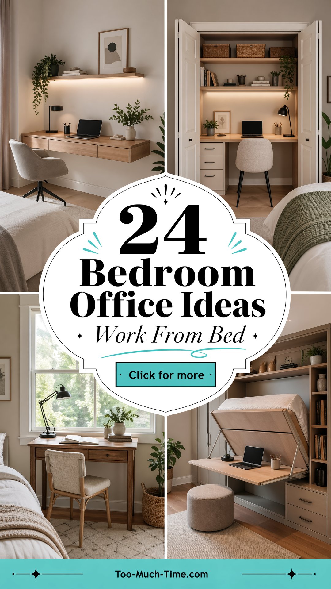 24 Bedroom Office Ideas for a Compact Workspace Today - 24 Bedroom Office Ideas for a Compact Workspace Today