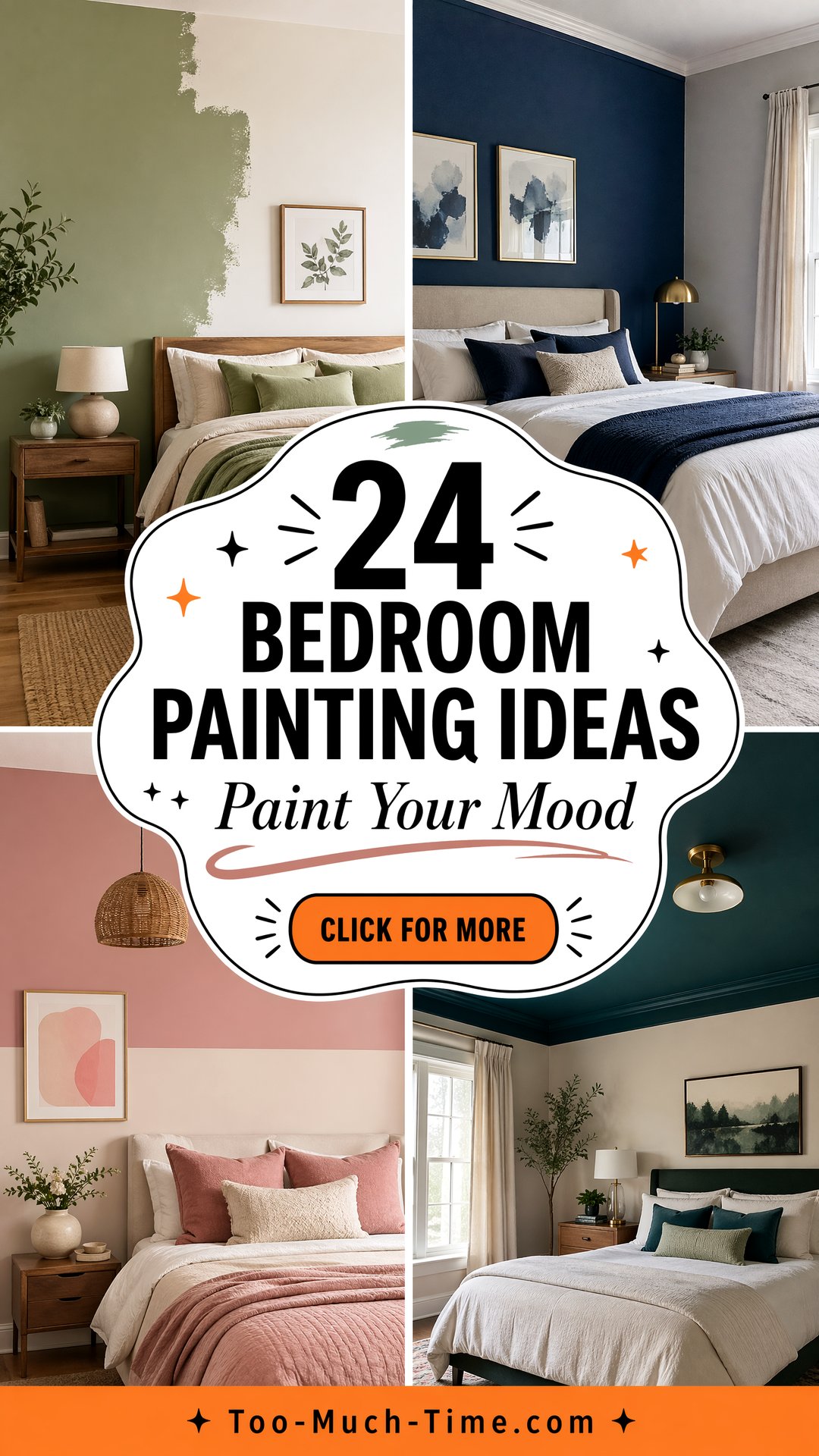 24 Bedroom Painting Ideas with Two Colors for Mood - 24 Bedroom Painting Ideas with Two Colors for Mood