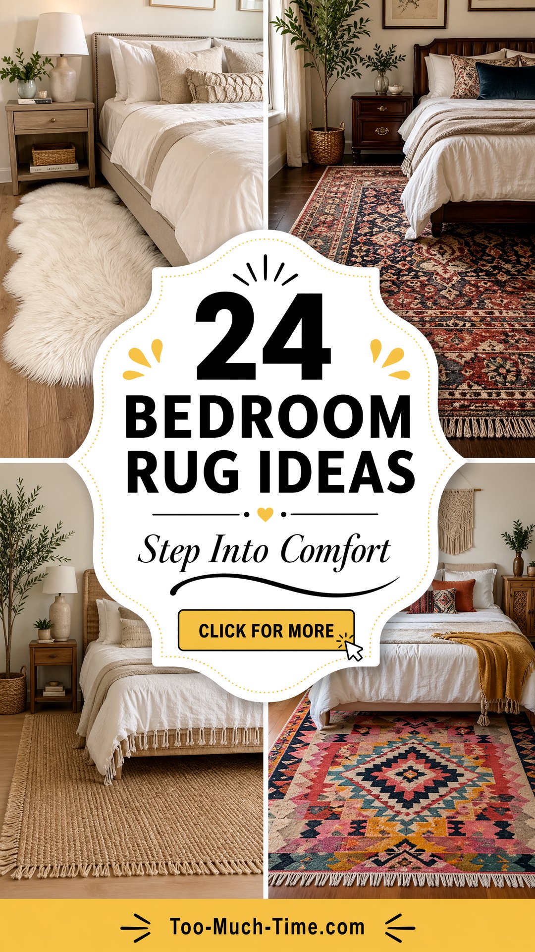 24 Bedroom Rug Ideas for Cozy Floors and Texture Today - 24 Bedroom Rug Ideas for Cozy Floors and Texture Today