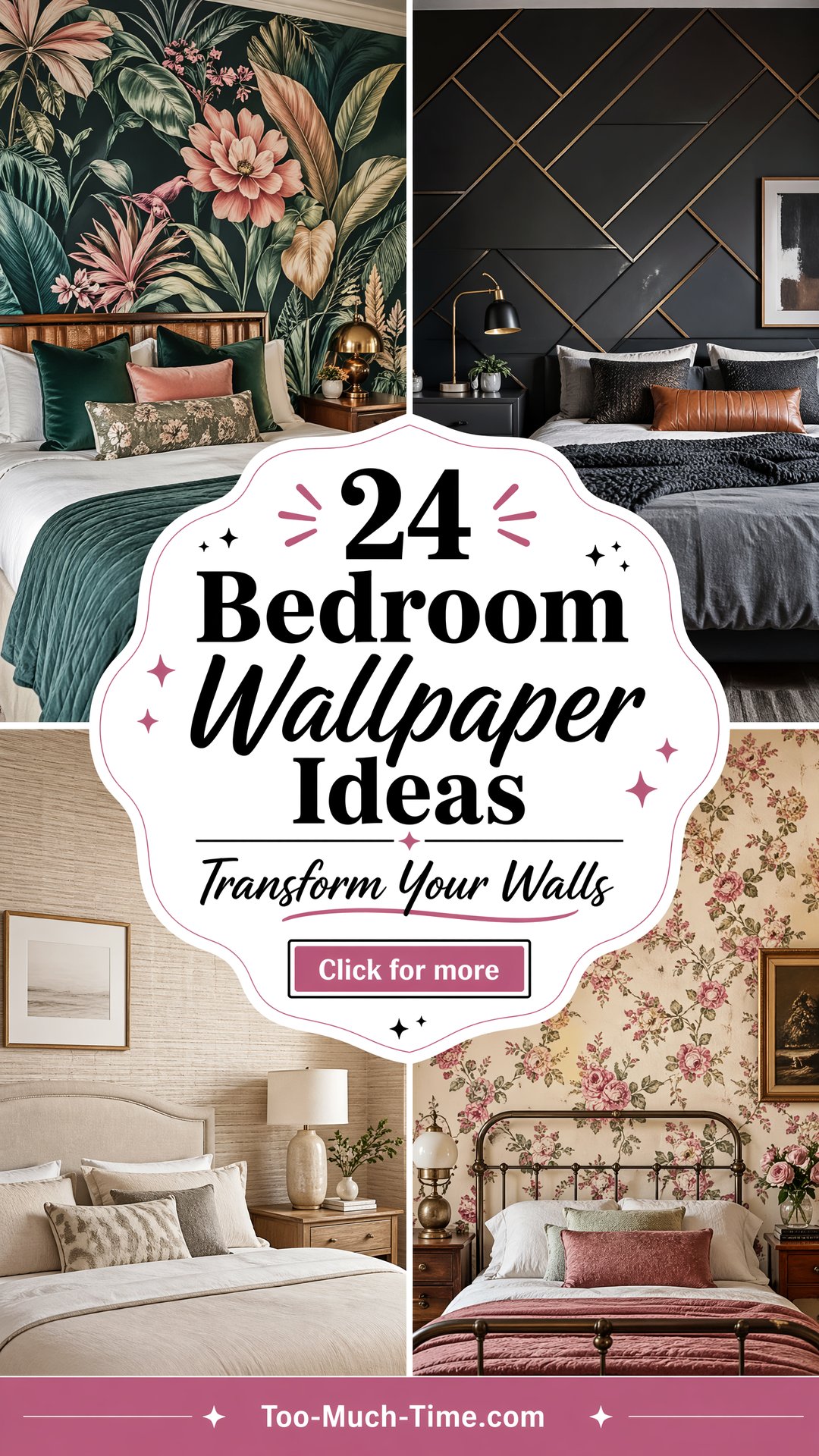 24 Bedroom Wallpaper Ideas Bold Patterns and Textures - 24 Bedroom Wallpaper Ideas: Bold Patterns and Textures